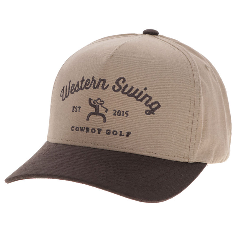 Cowboy Golf "Western Swing" Hat – Tan/Brown