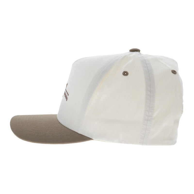 Mark Out Hat - Cream/Brown