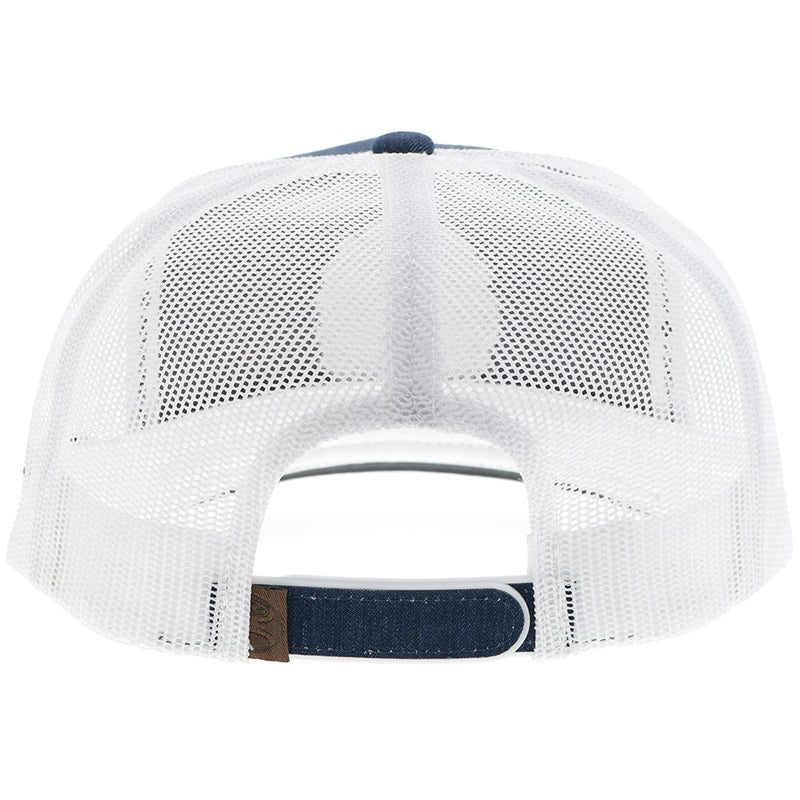 Spur Hat in Denim/White