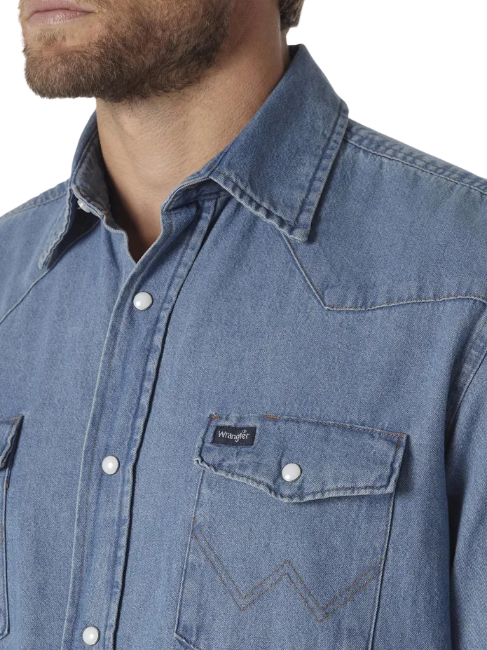 Mens Authentic Cowboy Cut Work Shirt