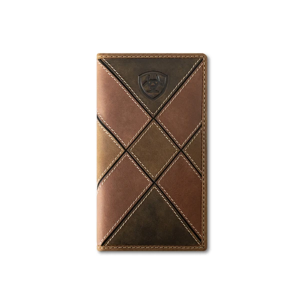 Ariat Mens Patchwork Leather Rodeo Wallet