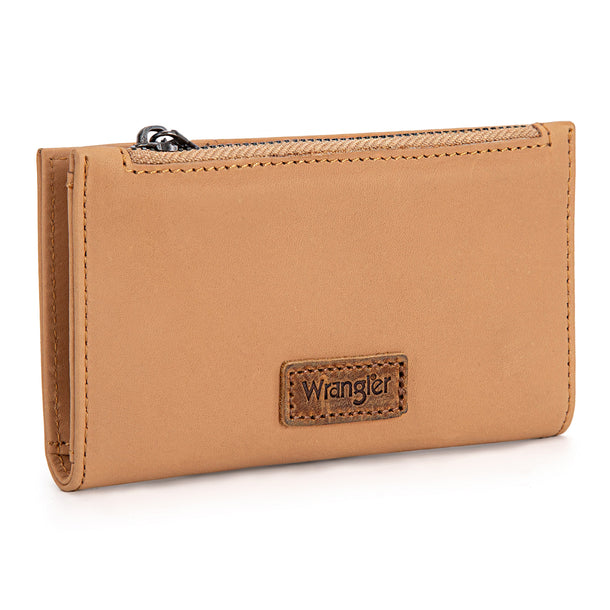 Wrangler Genuine Leather RFID Wallet – Tan