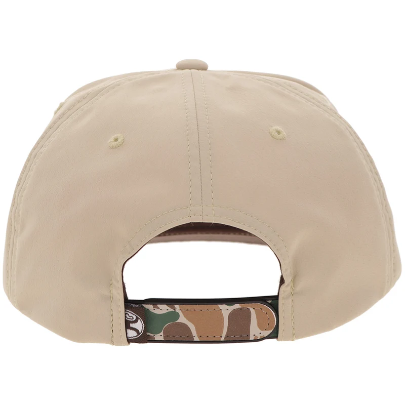 Hooey Outfitters Tan/Camo Hat with Brown Patch
