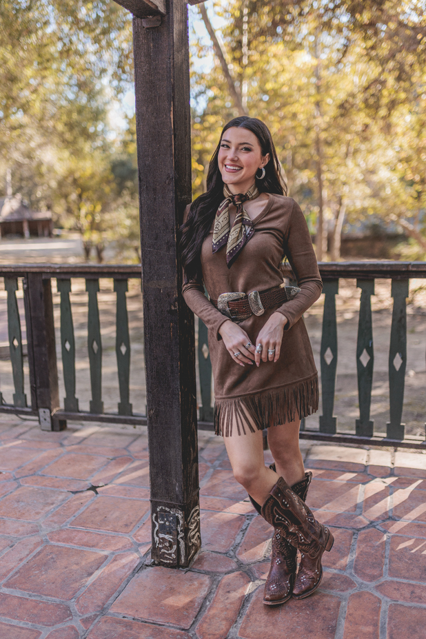 Payton Dress Fringe Hem