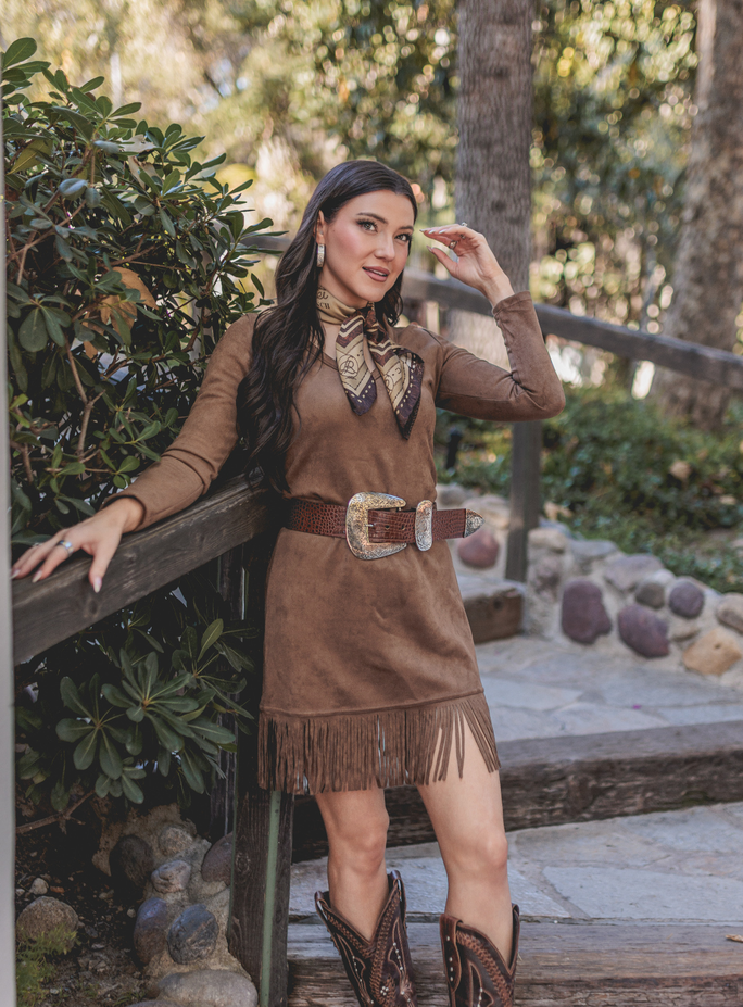 Payton Dress Fringe Hem