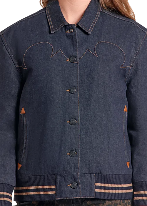 Denim Bomber Jacket