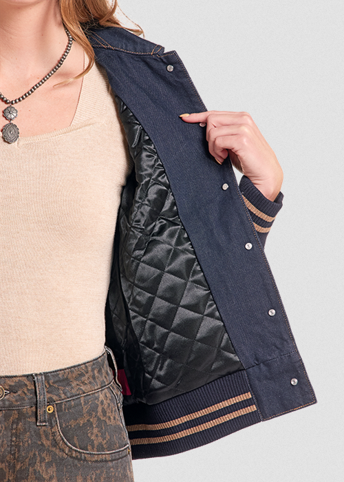 Denim Bomber Jacket