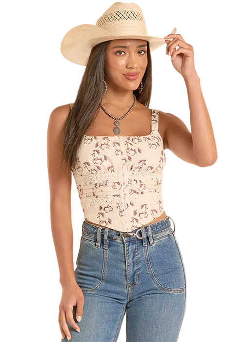 Horse Print Tank Top