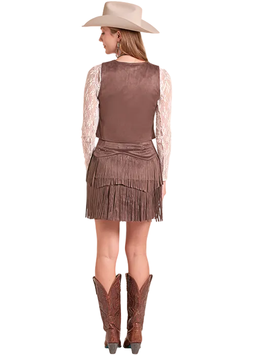 Java Studded Microsuede Vest