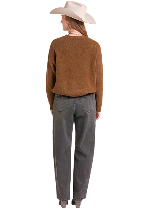 Rust Bootstitch Sweater
