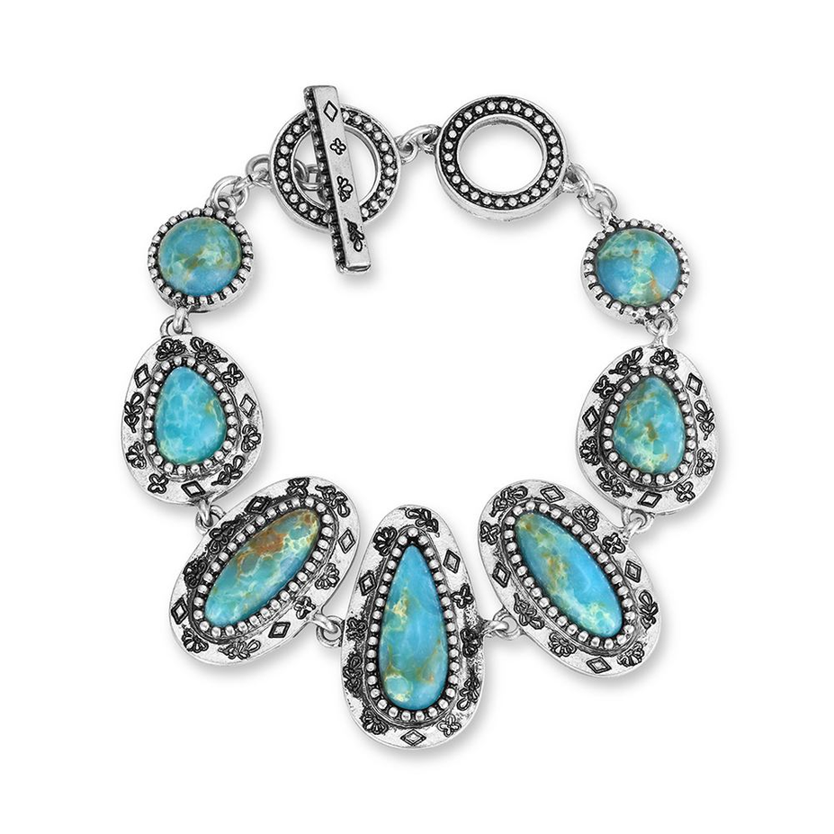 Bold Horizon Turquoise Bracelet