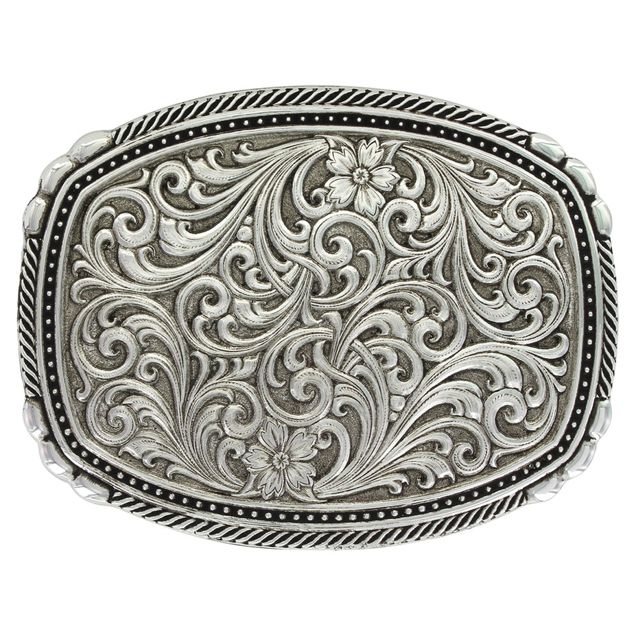 Antiqued Pinpoints and Twisted Rope Trim Buckle