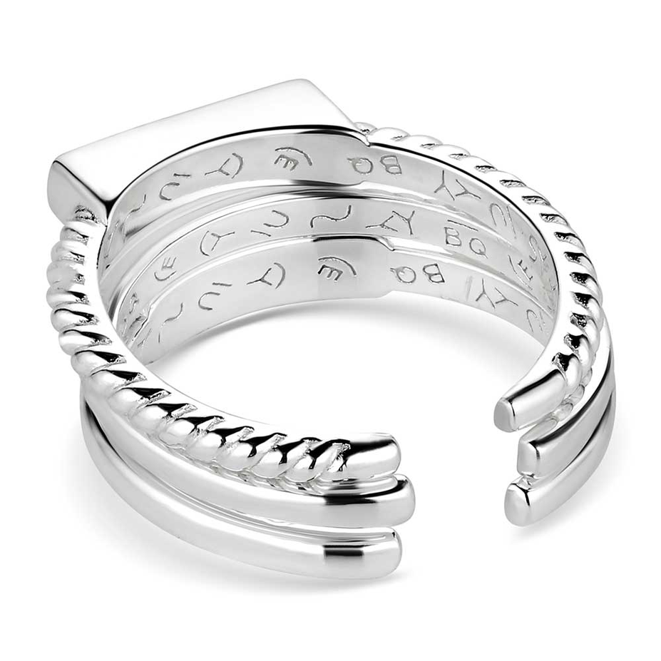 Effortless Trio Stacked Ring Set