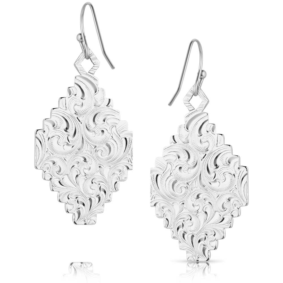 Diamond of the West Turquoise Earrings