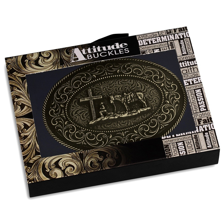 Faith in Him Christian Cowboy Buckle
