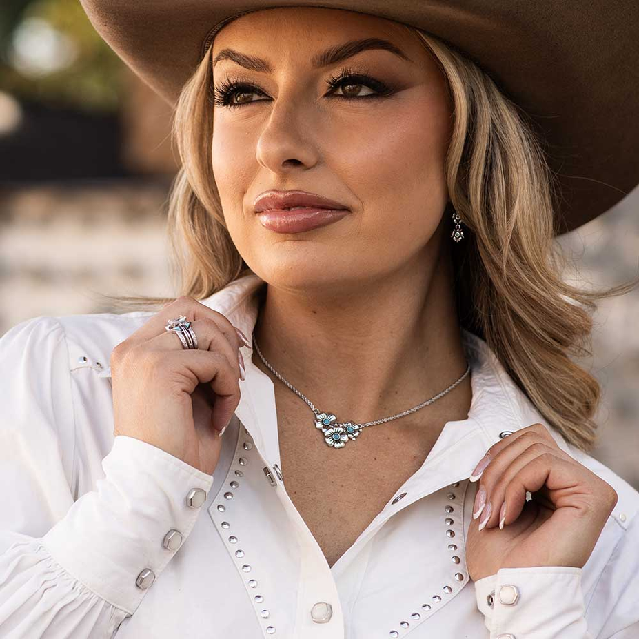 Montana Spring Floral Necklace