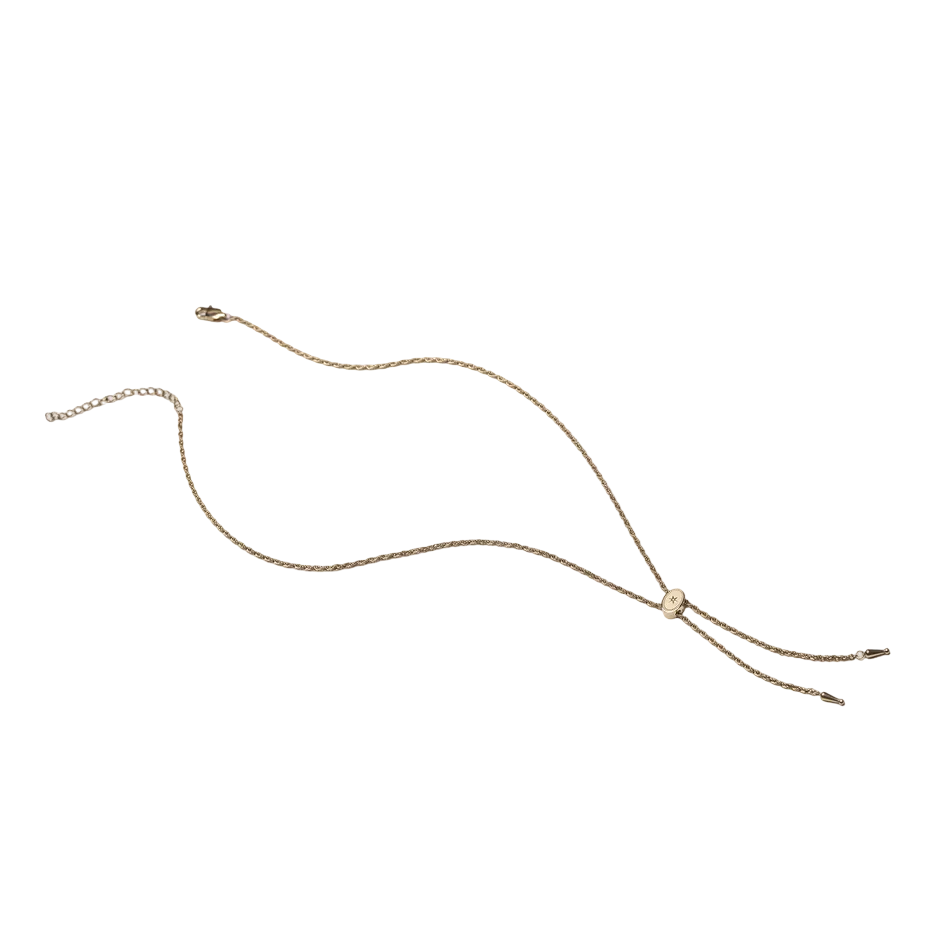 Annley Bolo Tie Necklace Gold