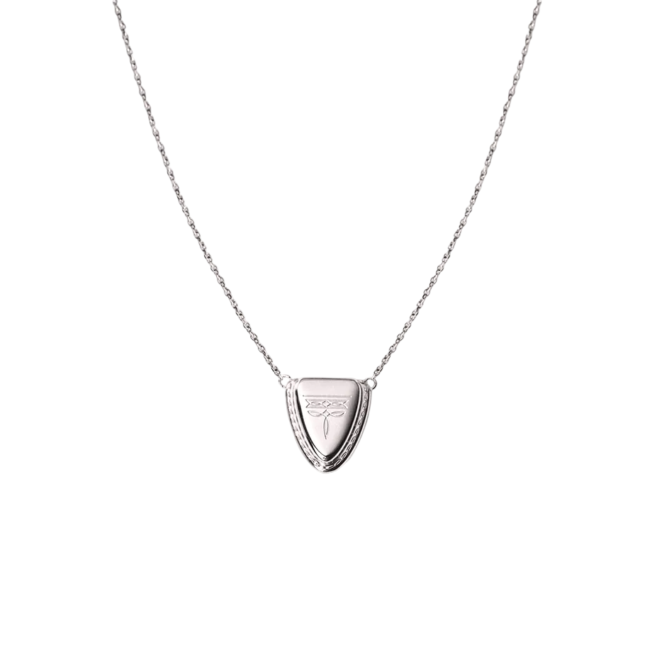 Austin Round Toe Necklace Silver