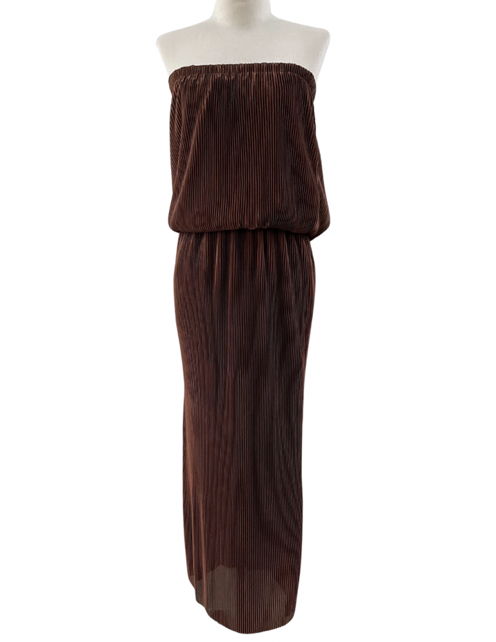 Slide Split Open Tube Dress