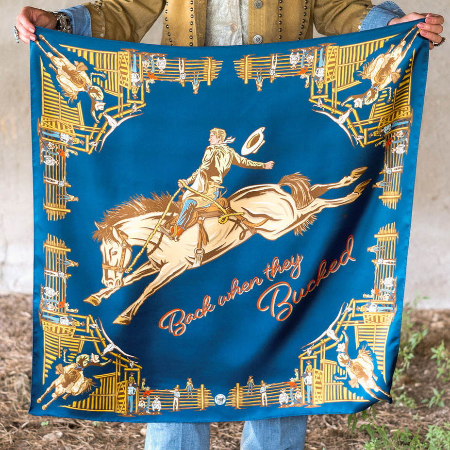 Back When They Bucked Long Tall Scarf