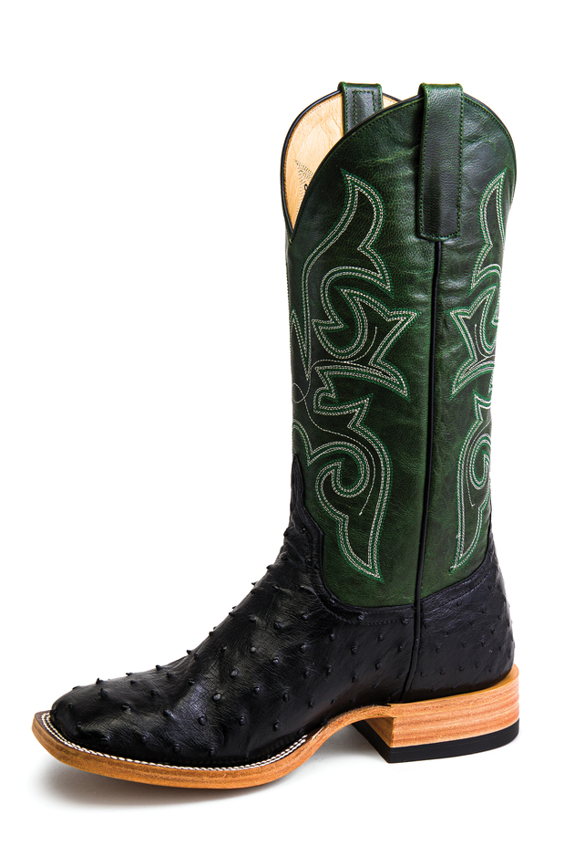 Emerald FQ Black Ostrich