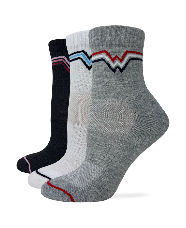 Ladies Wrangler Quarter Sock 3 pack