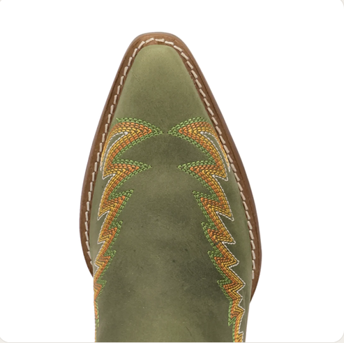 Laurel Leather Bootie - Olive