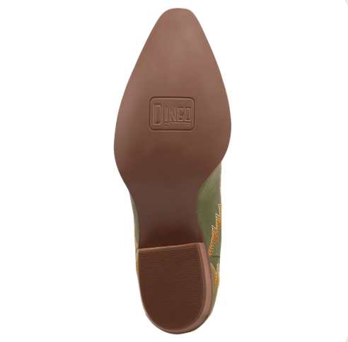 Laurel Leather Bootie - Olive