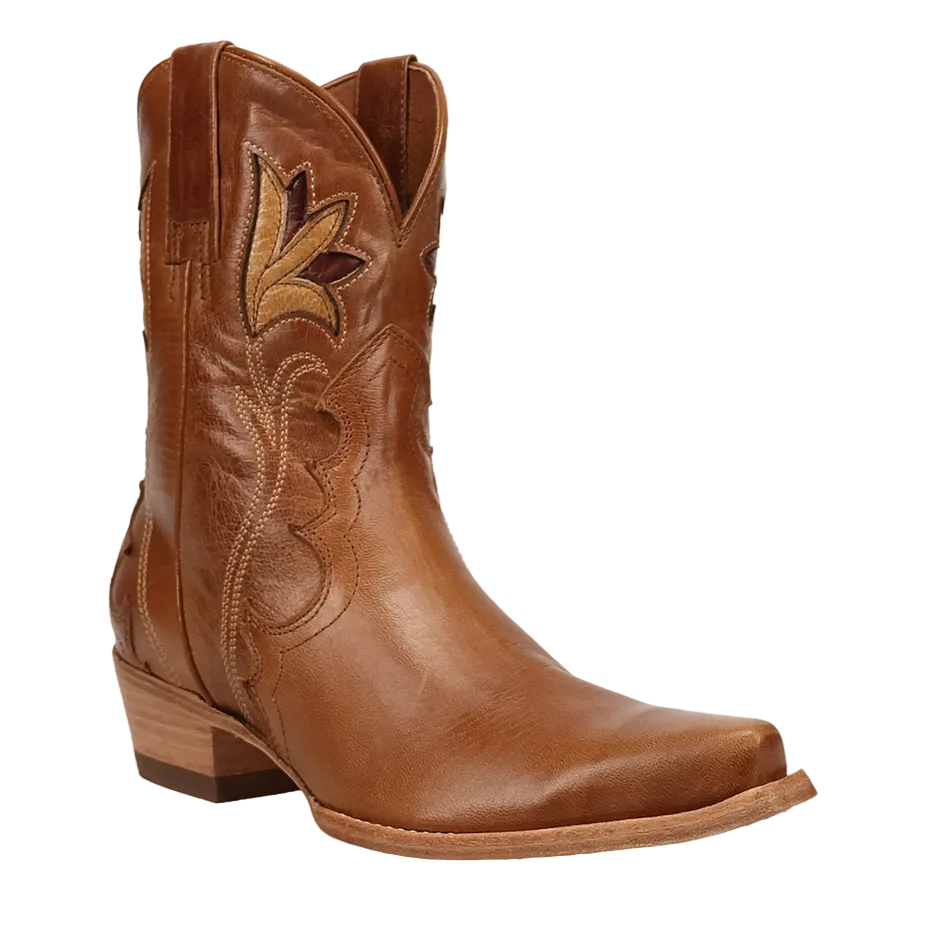 Saffron Leather Bootie DP7193