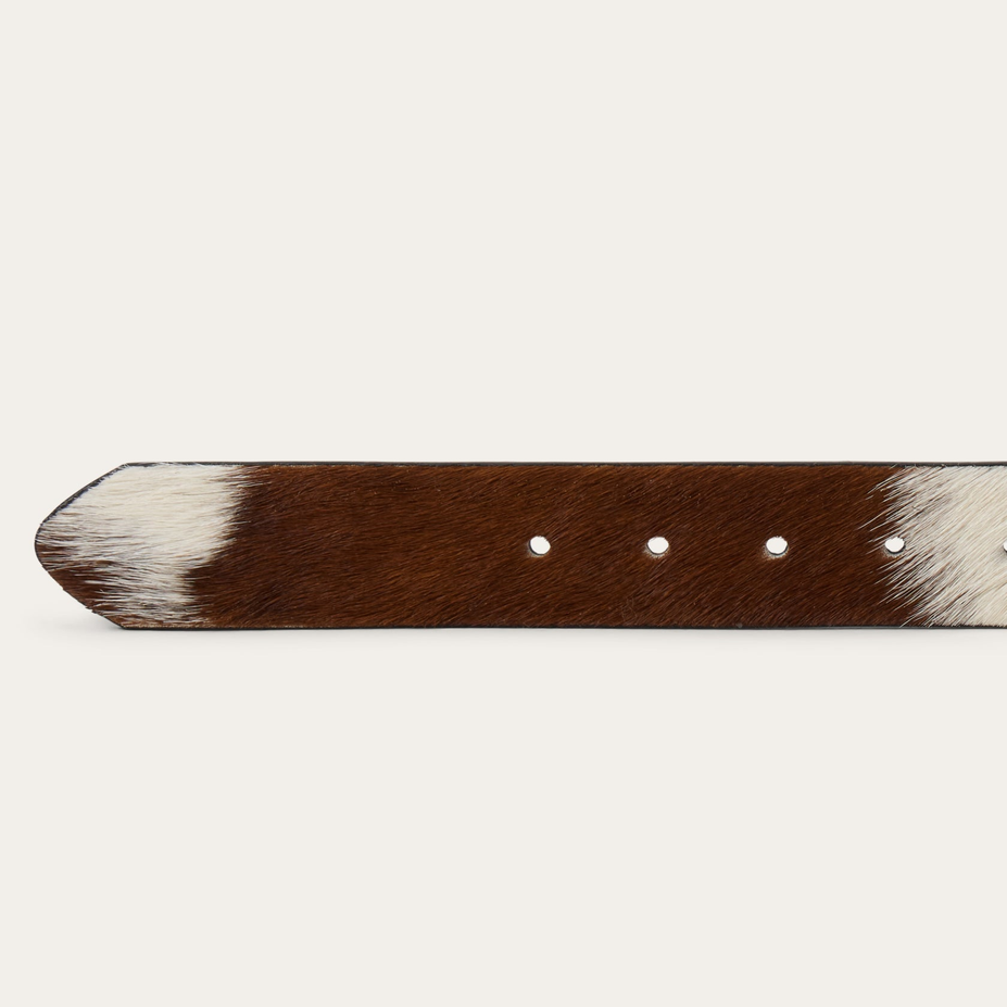 Hair-On-Hide Southwestern Buckle Belt
