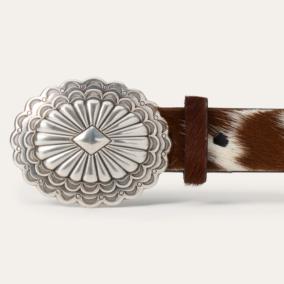 Hair-On-Hide Southwestern Buckle Belt