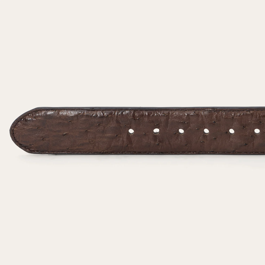 Ostrich Western Tab Belt
