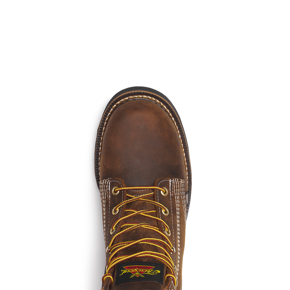 American Heritage – 6″ Crazy Horse Plain Toe Black MAXWear Wedge