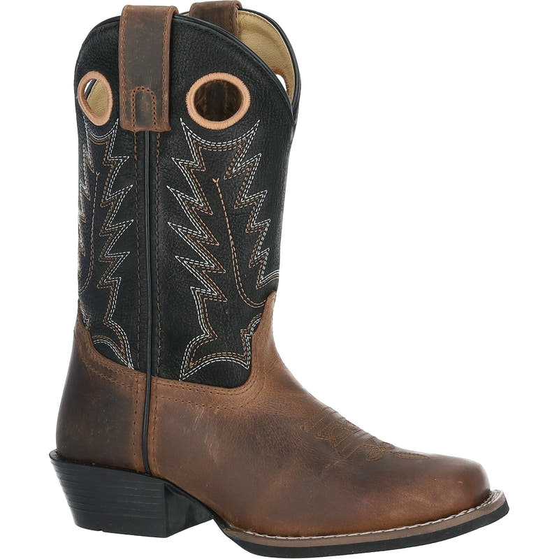 Kids Mesa Brown Oil Distressed Boot