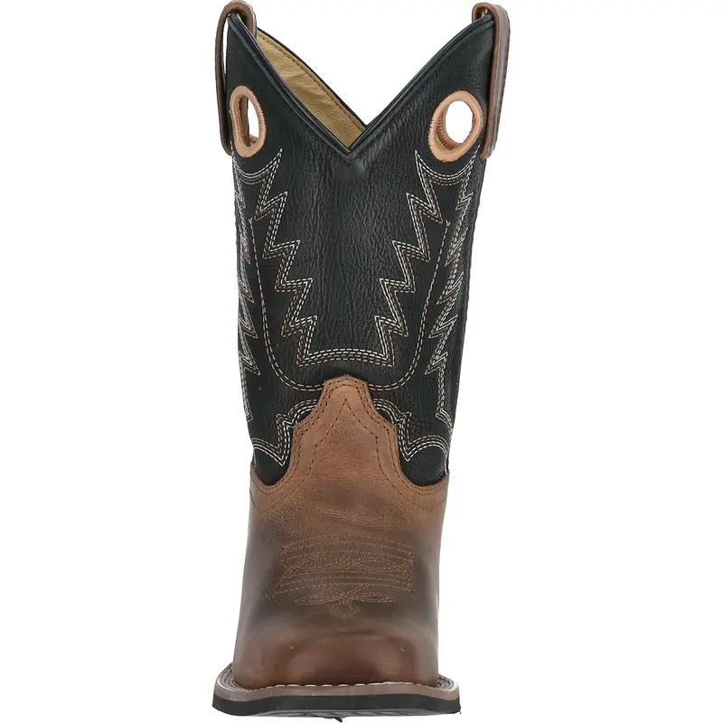 Kids Mesa Brown Oil Distressed Boot