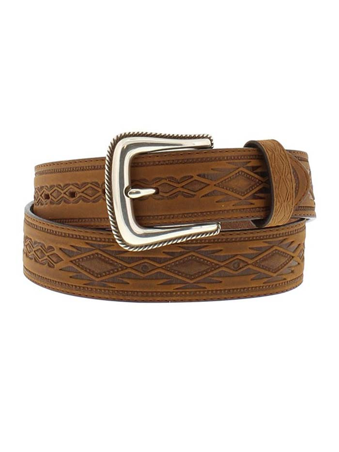 Navajo Blanket Tooled Belt