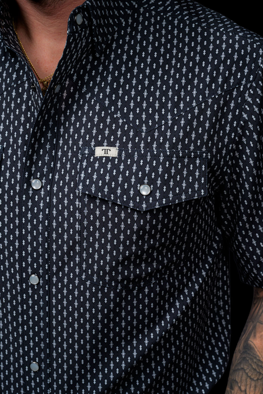 Cash Short Sleeve Pearl Snap Shirt