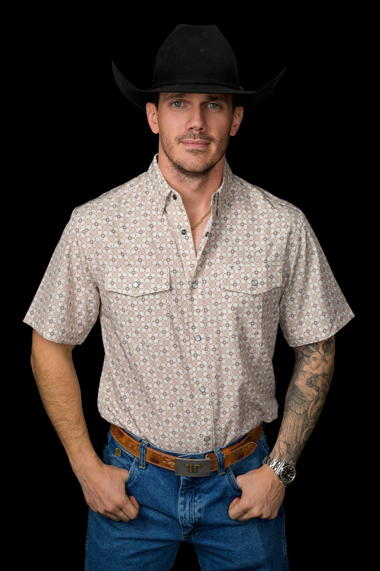 Callen Short Sleeve Pearl Snap Shirt