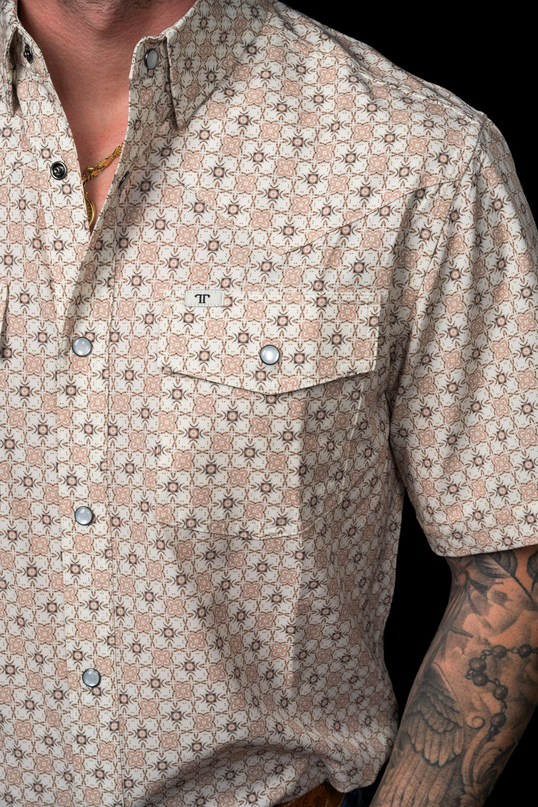Callen Short Sleeve Pearl Snap Shirt