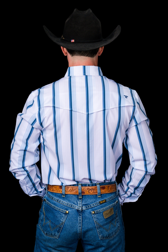 Tristan Long Sleeve Pearl Snap Shirt