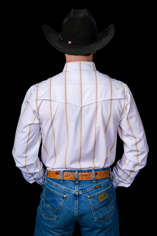 Tristan Long Sleeve Pearl Snap Shirt