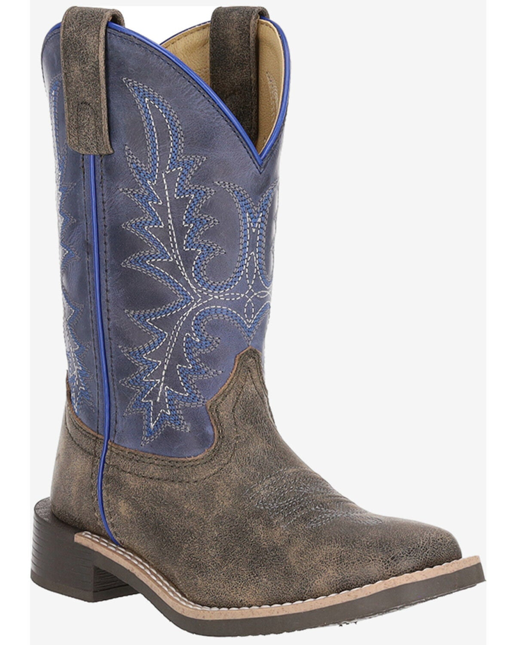 Kids Harrison Distressed Grey Blue