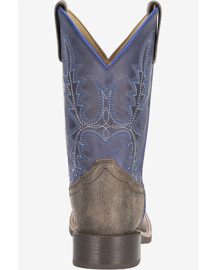 Kids Harrison Distressed Grey Blue