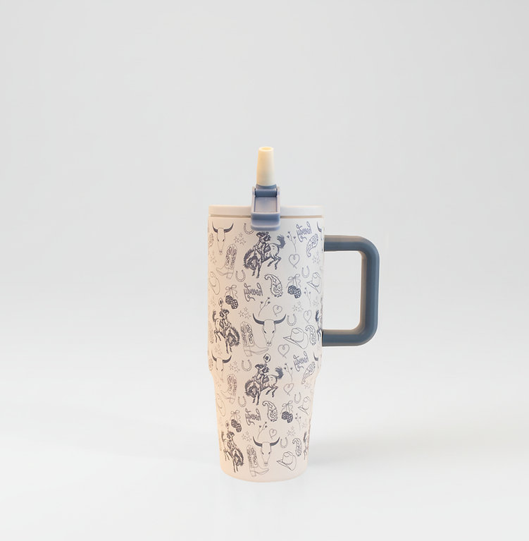 24oz Sip Happy Tumbler
