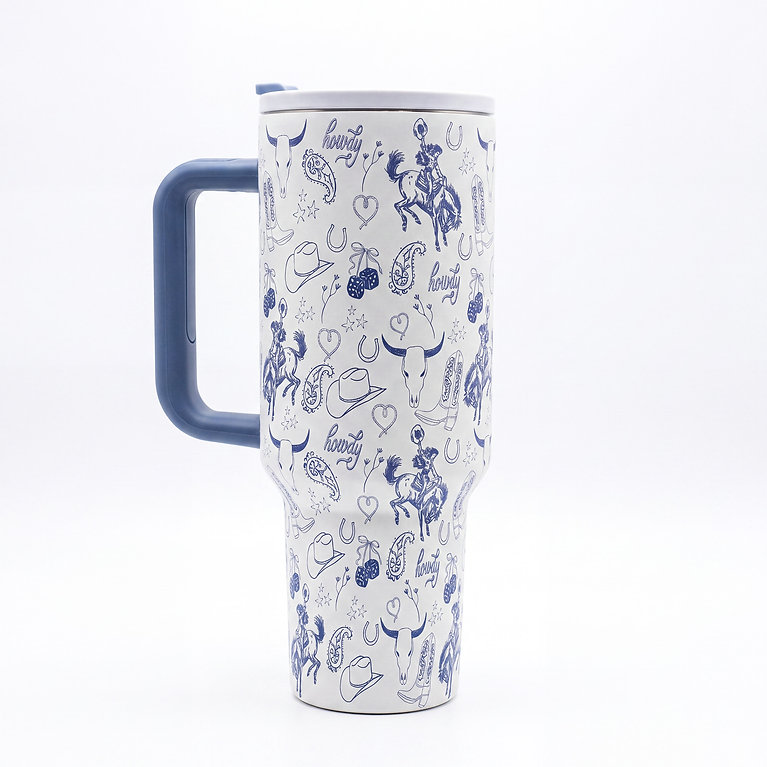 40oz Sip Happy Tumbler