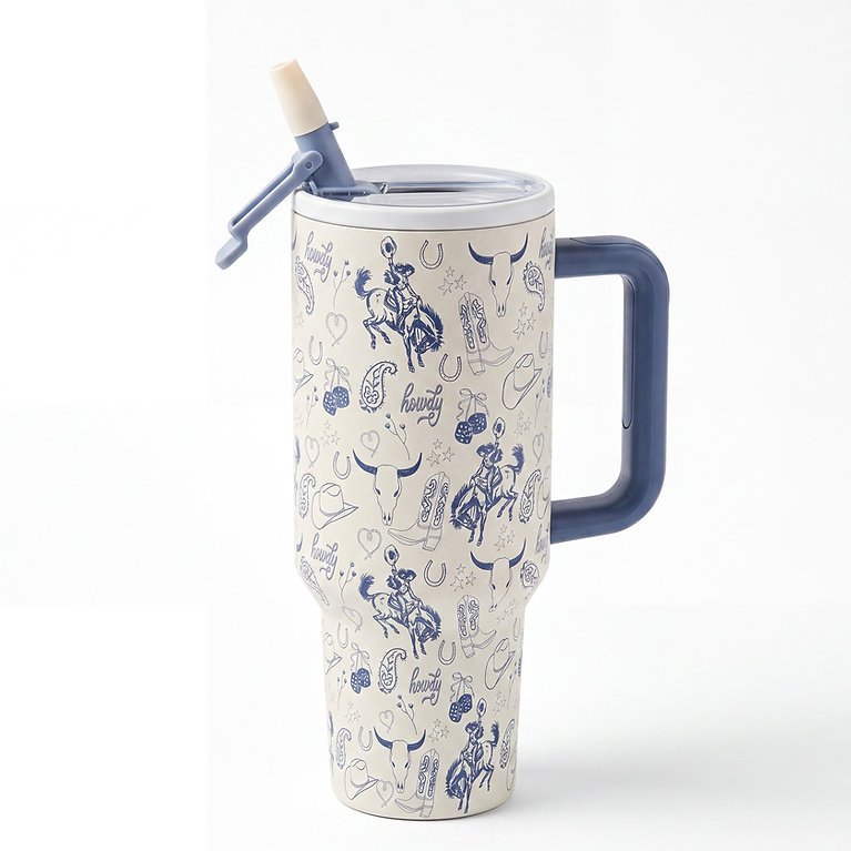 40oz Sip Happy Tumbler