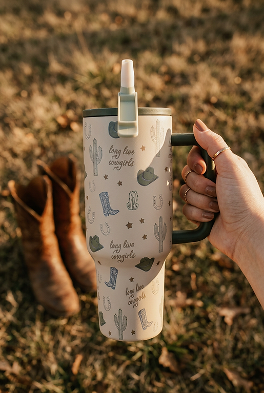 40oz Sip Happy Tumbler