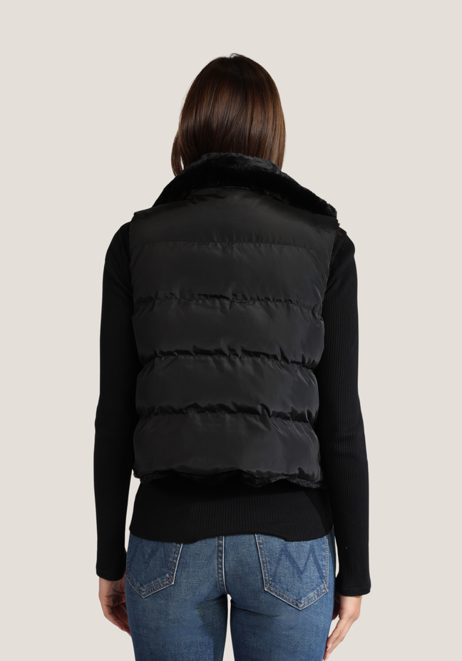 Fur Love Classic Vest Black