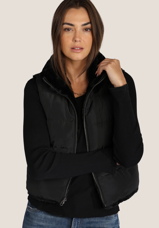 Fur Love Classic Vest Black