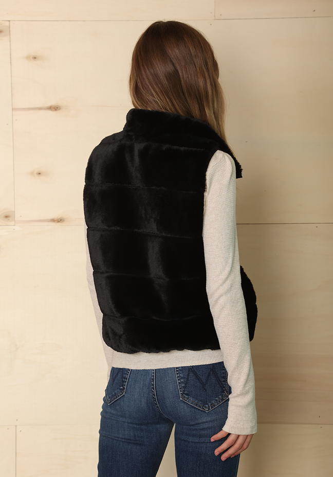 Fur Love Classic Vest Black